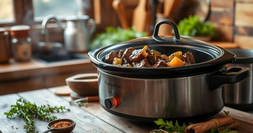 Cube Steak in a Crock Pot