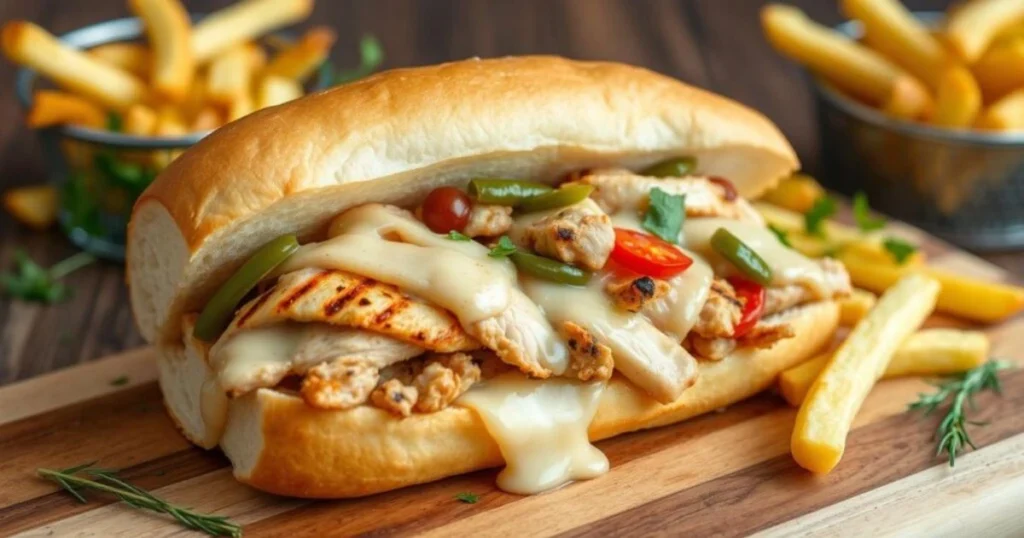 chicken philly cheesesteak recipe